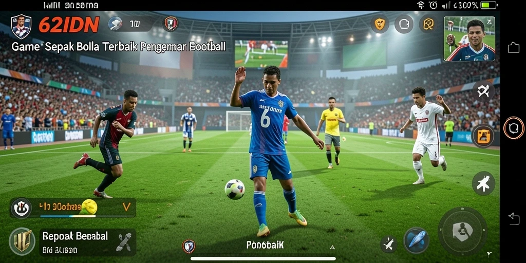 Screenshot dari gameplay <strong>62IDN</strong> menunjukkan aksi seru di lapangan.
