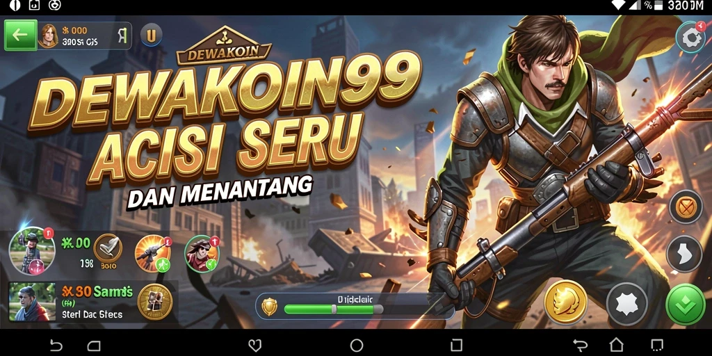 Tampilan gameplay seru DEWAKOIN99 yang mendebarkan.