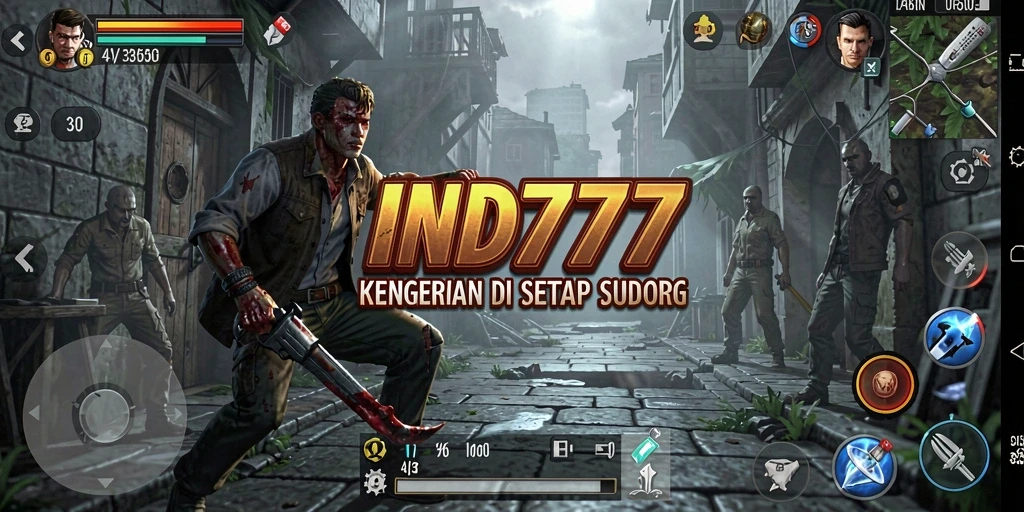 Tampilan gameplay yang menegangkan dan mencekam dari IND777.