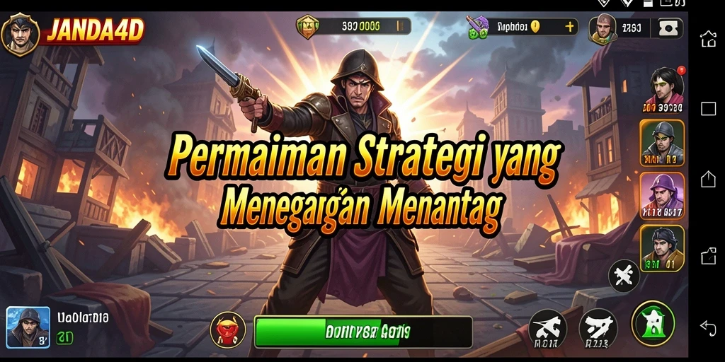 Tampilan gameplay JANDA4D yang menarik dengan strategi yang mendalam.