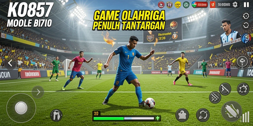 Tampilan gameplay seru dalam KO857 dengan berbagai jenis olahraga.