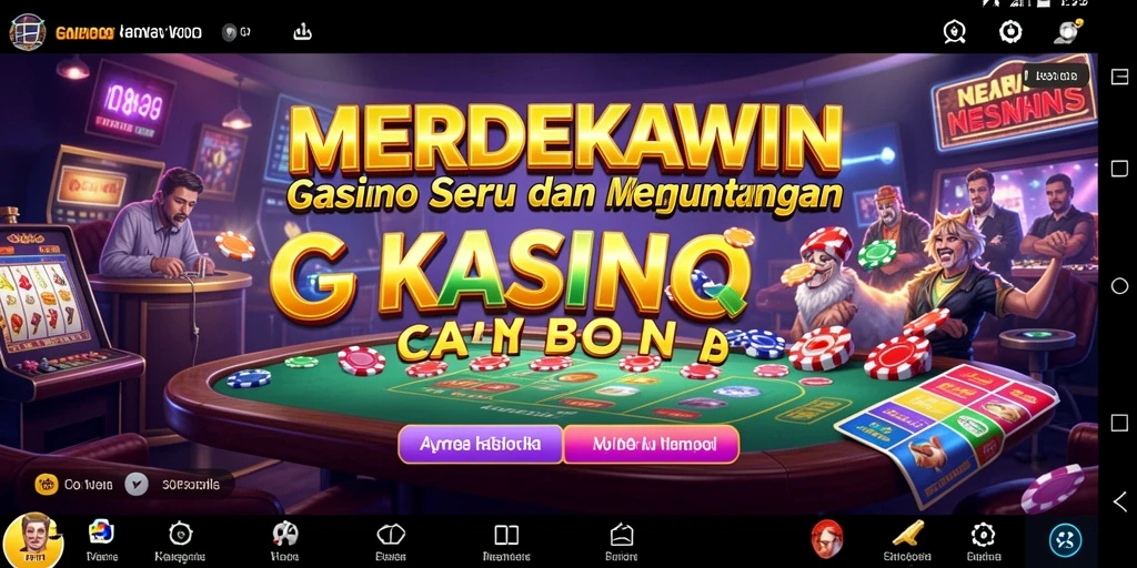Tampilan gameplay seru dan menawan di MERDEKAWIN.