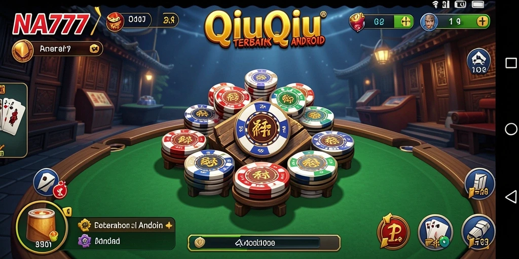 Tampilan gameplay QiuQiu yang seru di NA777.
