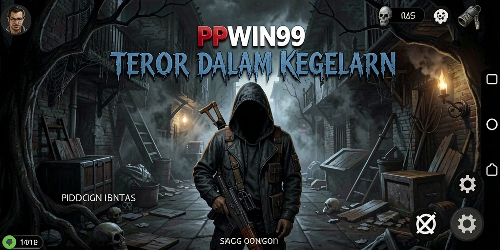 Screenshot menampilkan suasana menyeramkan dalam game Horror.